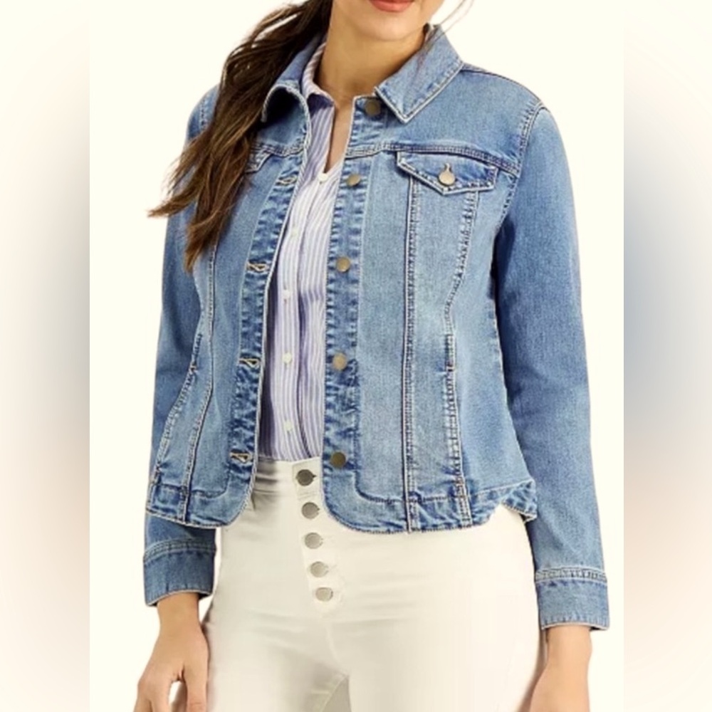 Denim Jean Jacket Size Medium
